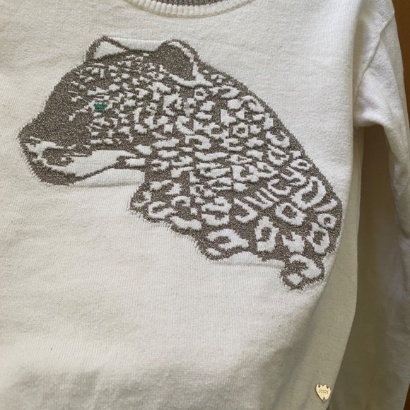 VINTAGE-Rare Girl's Juicy Couture Cheetah Pullover Sweater Sz 12/14 XL - Picture 3 of 6